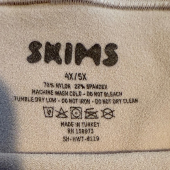 SKIMS core control High-Waist Shapewear thong color:clay - Picture 8 of 8